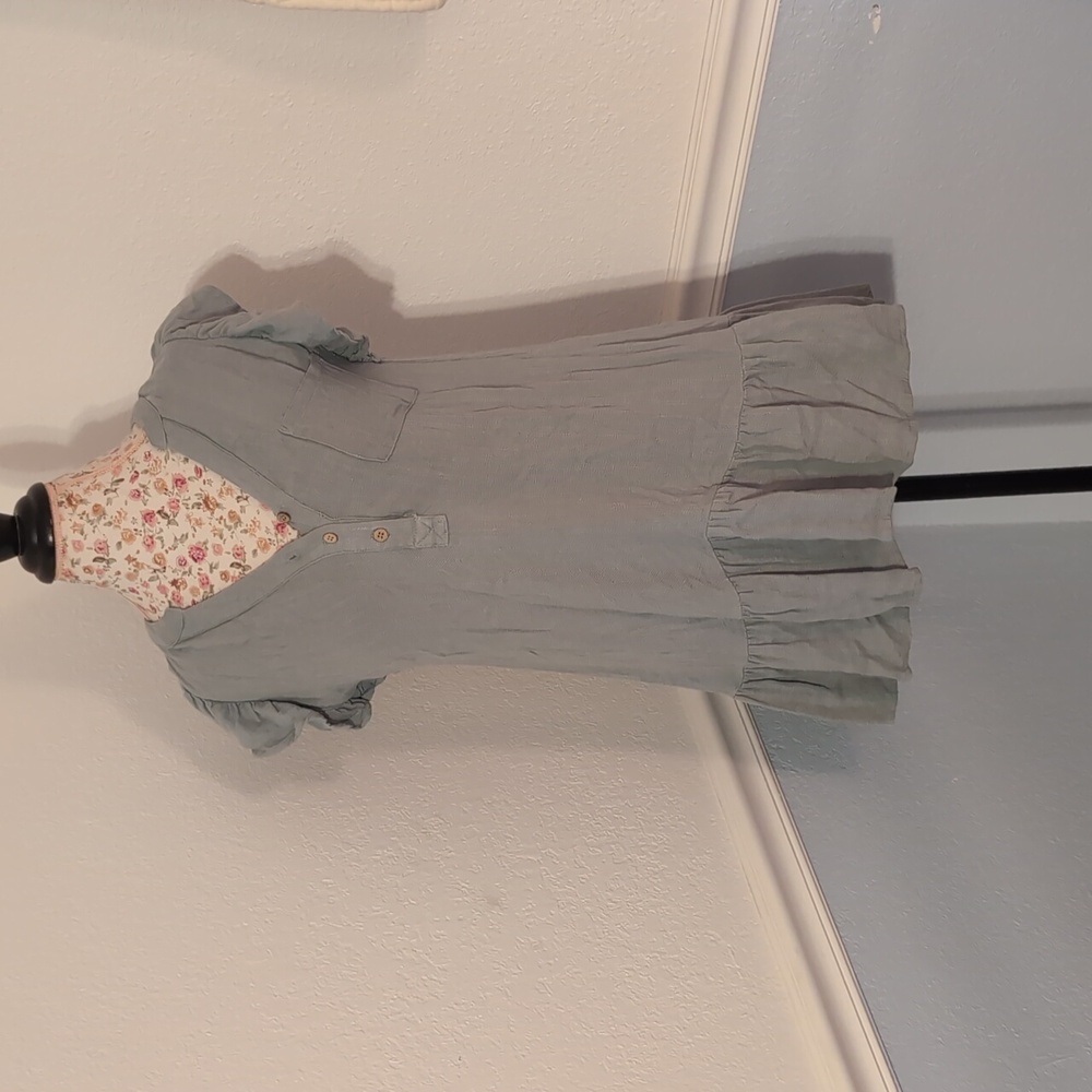 Palmetto Moon / New In Linen Style Dress - Perfect for spring and Easter!